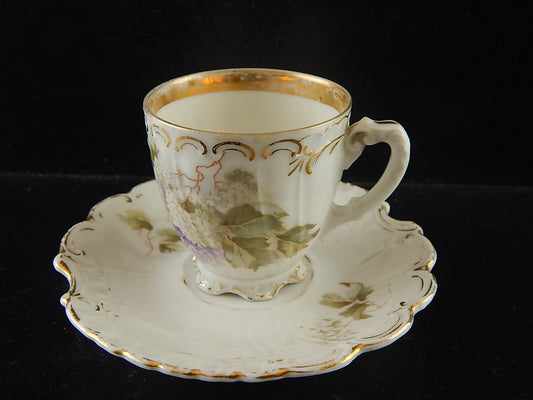 ANTICA PREZIOSA TAZZINA PORCELLANA BOEMA ART NOUVEAU PFEIFFER LOWENSTEIN A86