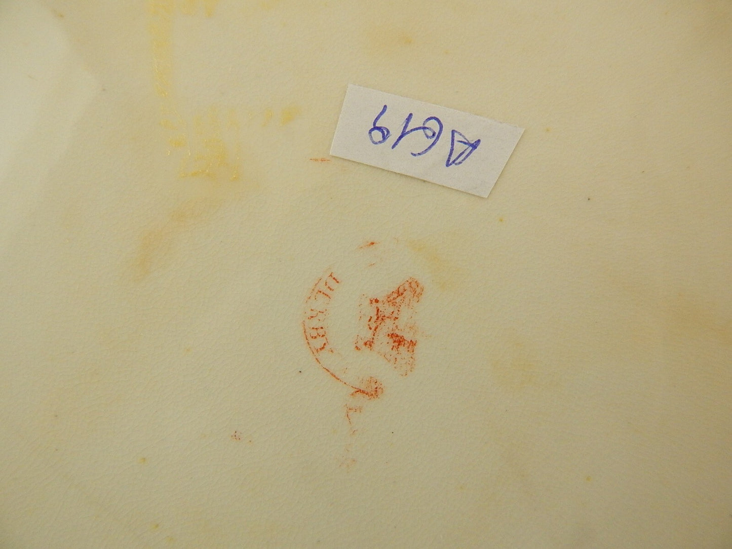 ANTICO RARO PIATTO COLLEZIONE CERAMICA INGLESE PRIMO 800 ROYAL RED CROWN DERBY