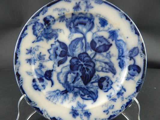 ANTICO PIATTO NINFEE CERAMICA RICHARD MILANO FINE 800 FLOW BLUE WATER NYMPH A780