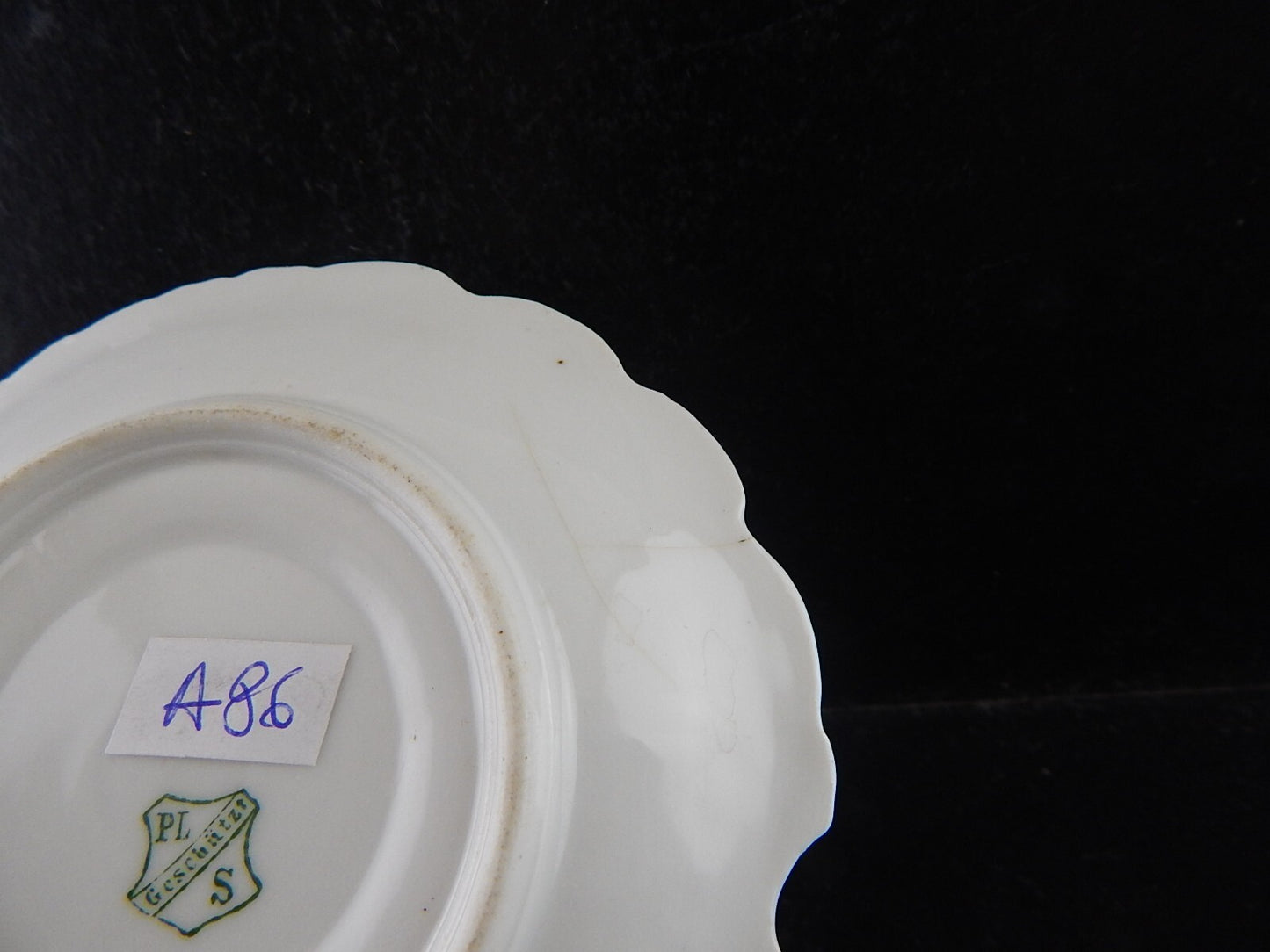 ANTICA PREZIOSA TAZZINA PORCELLANA BOEMA ART NOUVEAU PFEIFFER LOWENSTEIN A86