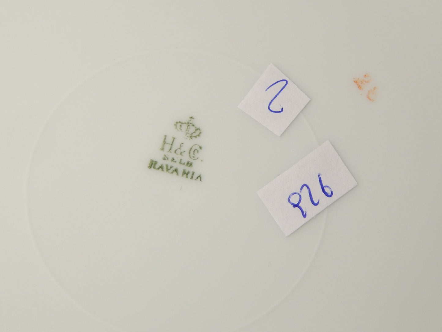 ANTICO ART DECO SERVIZIO 6 PIATTI PORCELLANA HEINRICH &CO BAVARIA LA FAYETTE