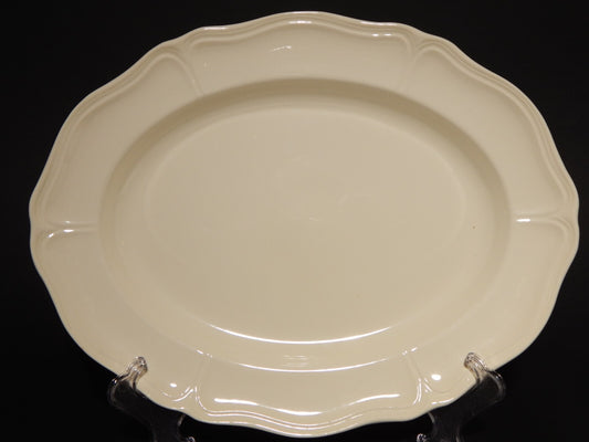 VINTAGE CERAMICA WEDGWOOD ETRURIA BARLASTON QUEENS SHAPE VASSOIO PIATTO OVALE