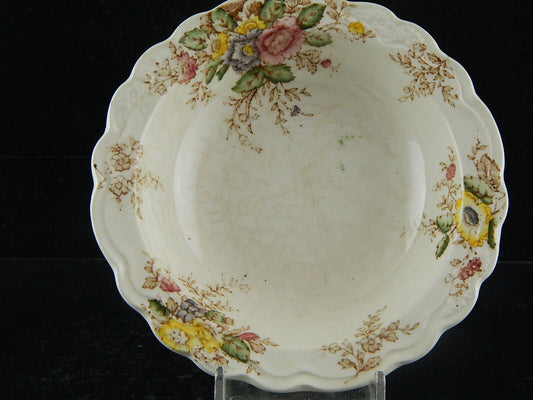 ANTICA CIOTOLA CROWN DUCAL RYDAL SEMI PORCELLANA DECORO FLOREALE POLICROMO #5949