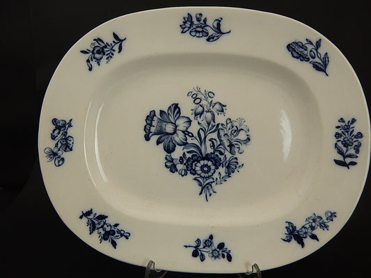 ANTICO VASSOIO PIATTO PORTATA CERAMICA MINTON POTTERY 1840 INDIAN GROUPS