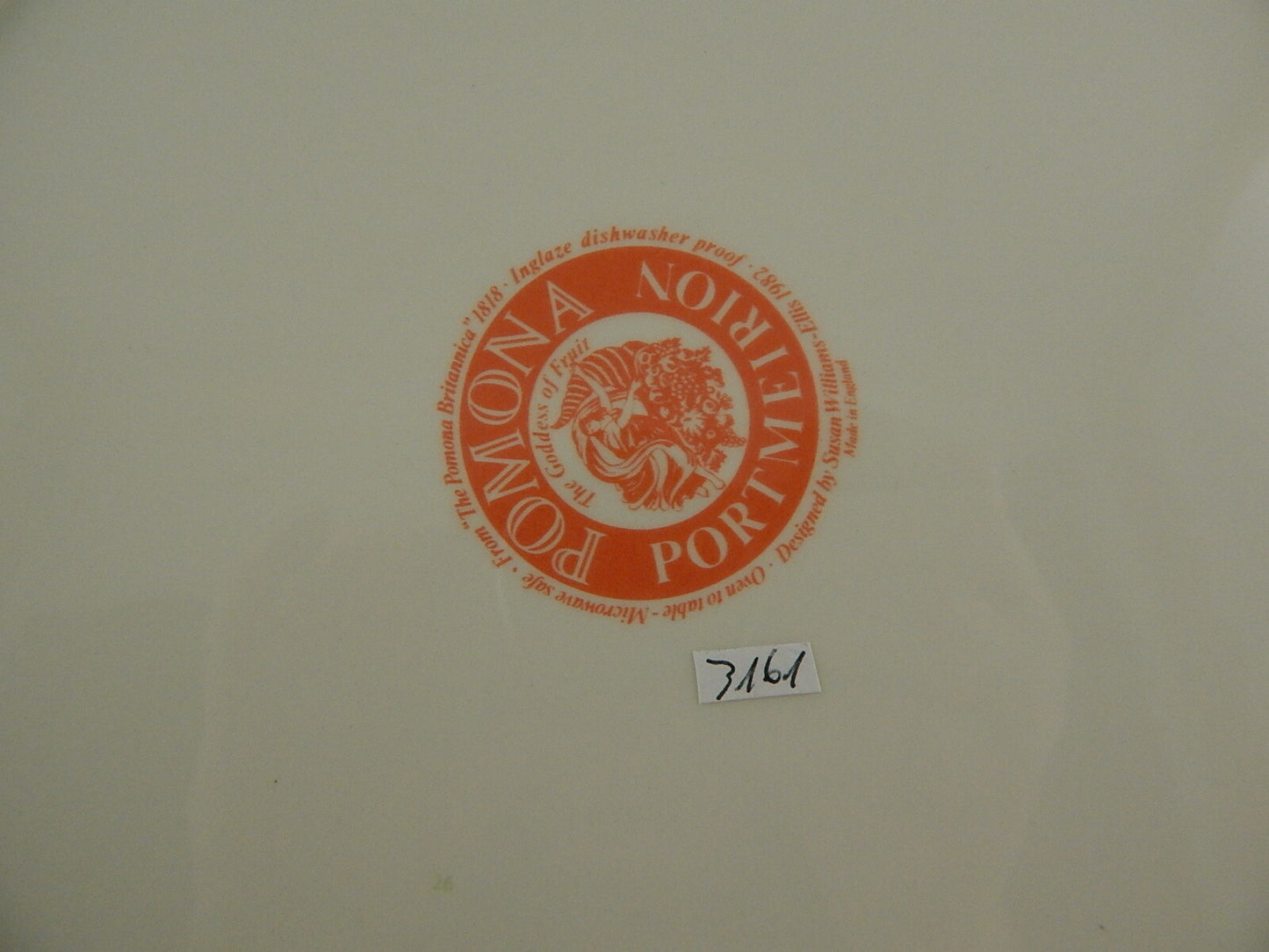 VINTAGE PORTMEIRION PIATTO DA PORTATA VASSOIO CERAMICA THE GODDESS OF FRUIT