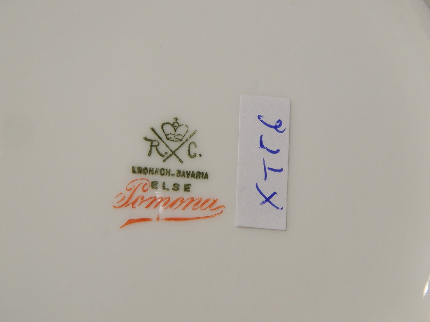 ANTICA 1901-1927 LEGUMIERA CENTROTAVOLA PORCELLANA ROSENTHAL ELSE POMONA BAVARIA