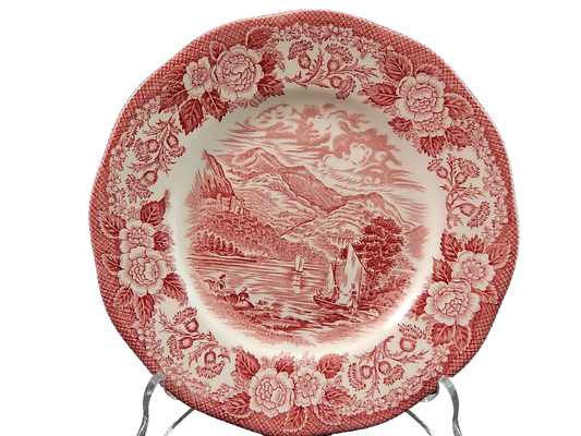 VINTAGE ENOCH WEDGWOOD LOCHS OF SCOTLAND RARO PIATTO DOLCE LOCH KATRINE