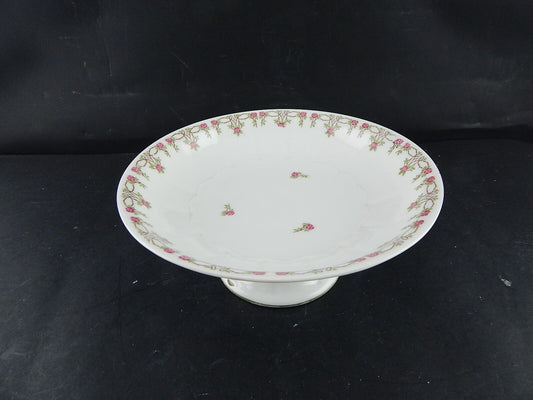 ANTICA ALZATA O FRUTTIERA PORCELLANA GINORI DOCCIA ETA' LIBERTY DIFETTO