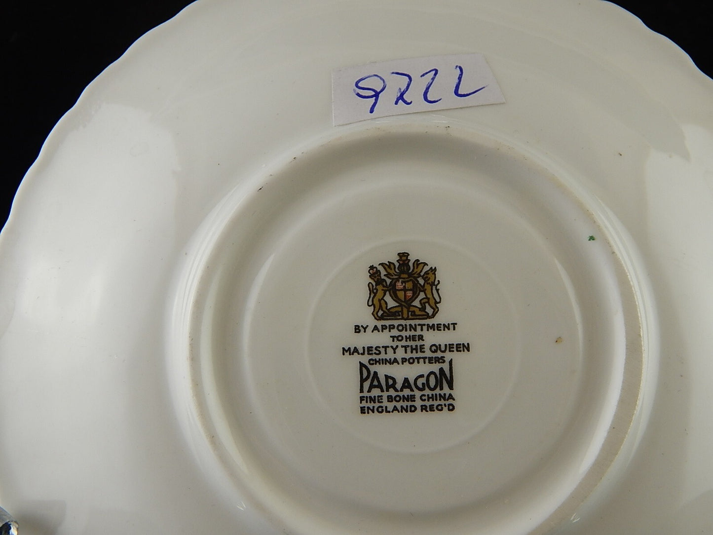 PREZIOSA VINTAGE PORCELLANA INGLESE PARAGON BONE CHINA TAZZA MINUET PINK ROSES