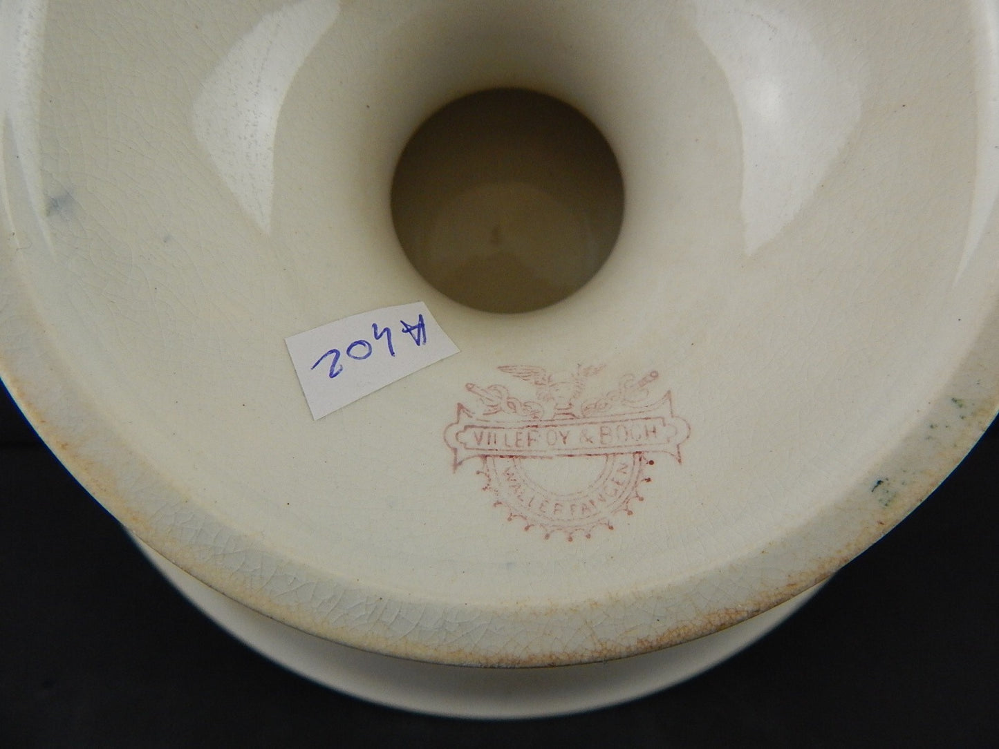 ANTICA ALZATA FRUTTIERA PORCELLANA VILLEROY&BOCH WALLERFANGEN FINE 800 A402