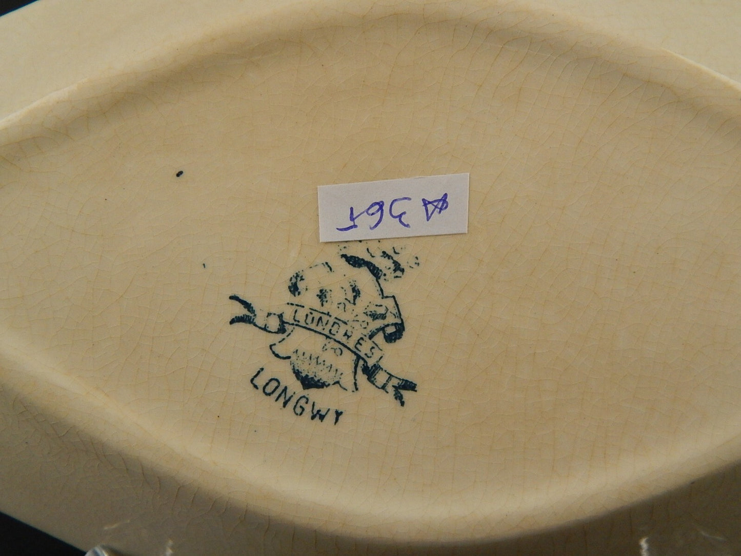 ANTICA RAVIERA VASSOIO LIBERTY CERAMICA LONGWY MODELLO LONDRES