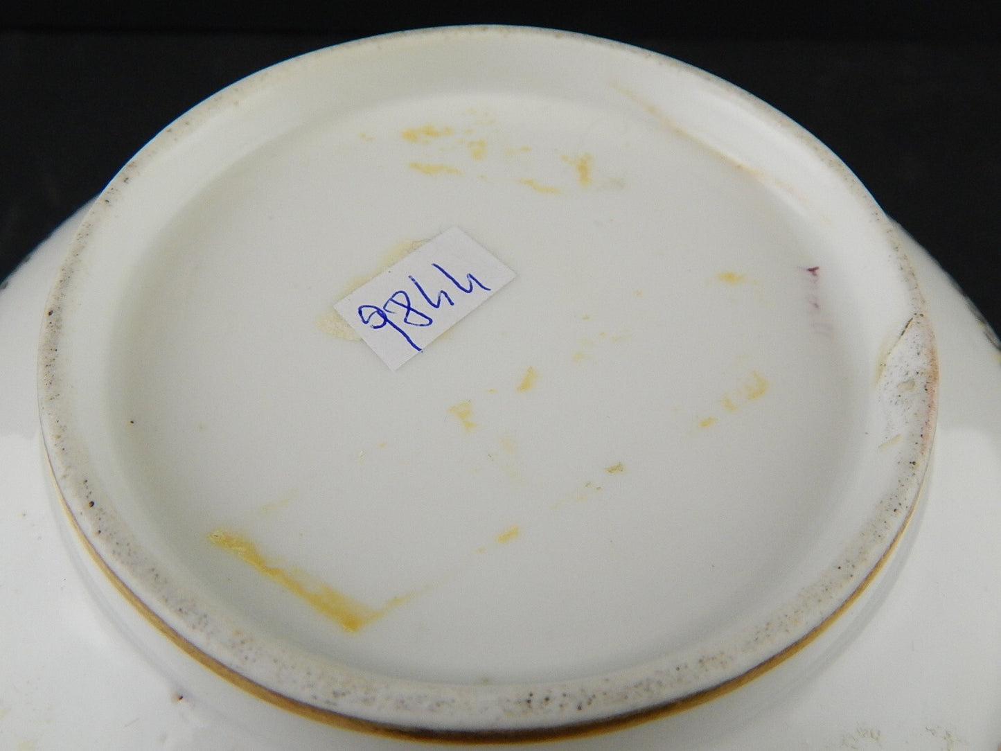 ANTICA RARA CIOTOLA SCODELLA PORCELLANA DI PARIGI DECORATA A MANO EPOCA IMPERO