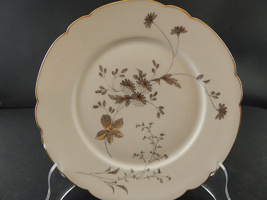 ANTICO PIATTO PORCELLANA GINORI DOCCIA DEL 1926 DECORATO A MANO DIFETTO A276