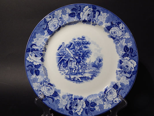 VINTAGE ENOCH WOOD'S ENGLISH SCENERY PIATTO PORTATA VASSOIO SEMI PORCELLANA X537