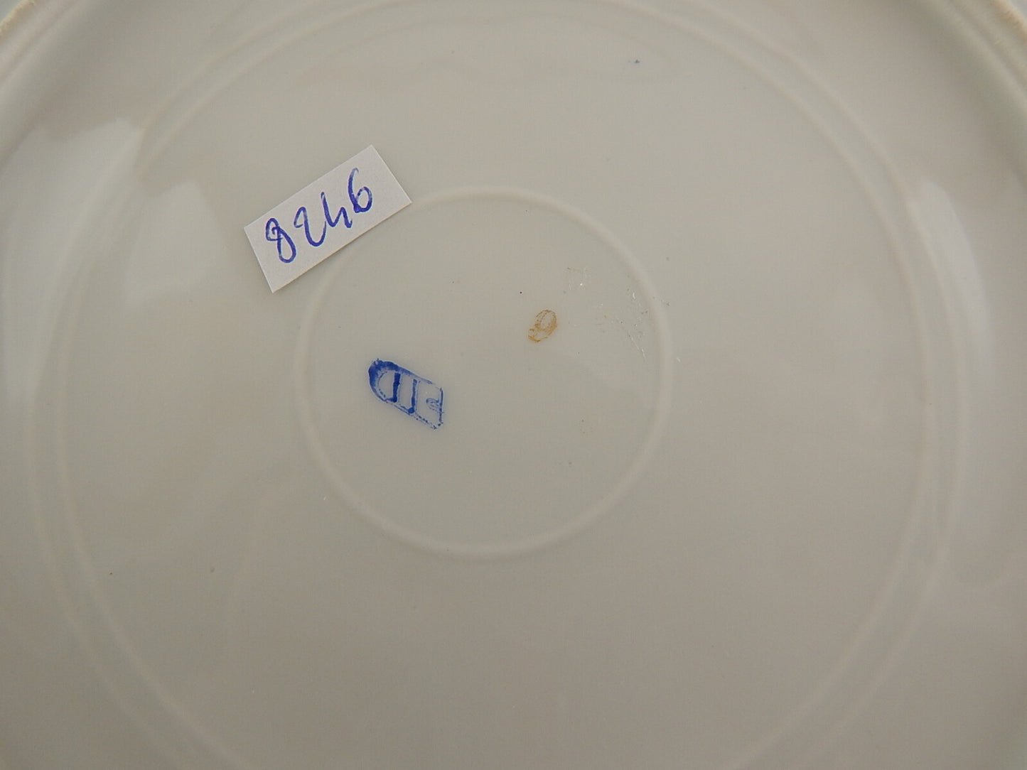 ANTICO RARO PIATTO PORCELLANA IMPERO VIENNA COLLEZIONE SCENA MITOLOGICA DIFETTO