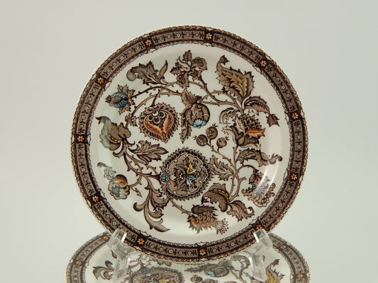 VINTAGE SET 6 PIATTI DOLCE SEMI PORCELLANA RIDGWAY 1792 STAFFORDSHIRE JACOBEAN