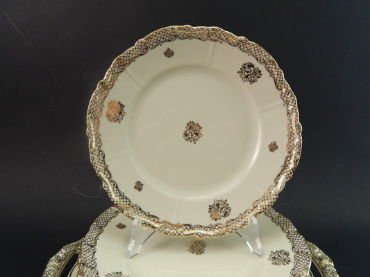 ANTICO SERVIZIO DESSERT 7 PIATTI PORCELLANA VOHENSTRAUSS BAVARIA SELTMANN