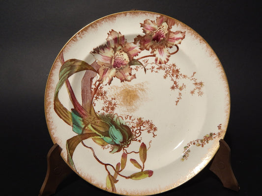 ANTICO ART NOUVEAU PIATTO CERAMICA ALEXANDRIA HOLLINSHEAD&KIRKHAM TUNSTALL X284