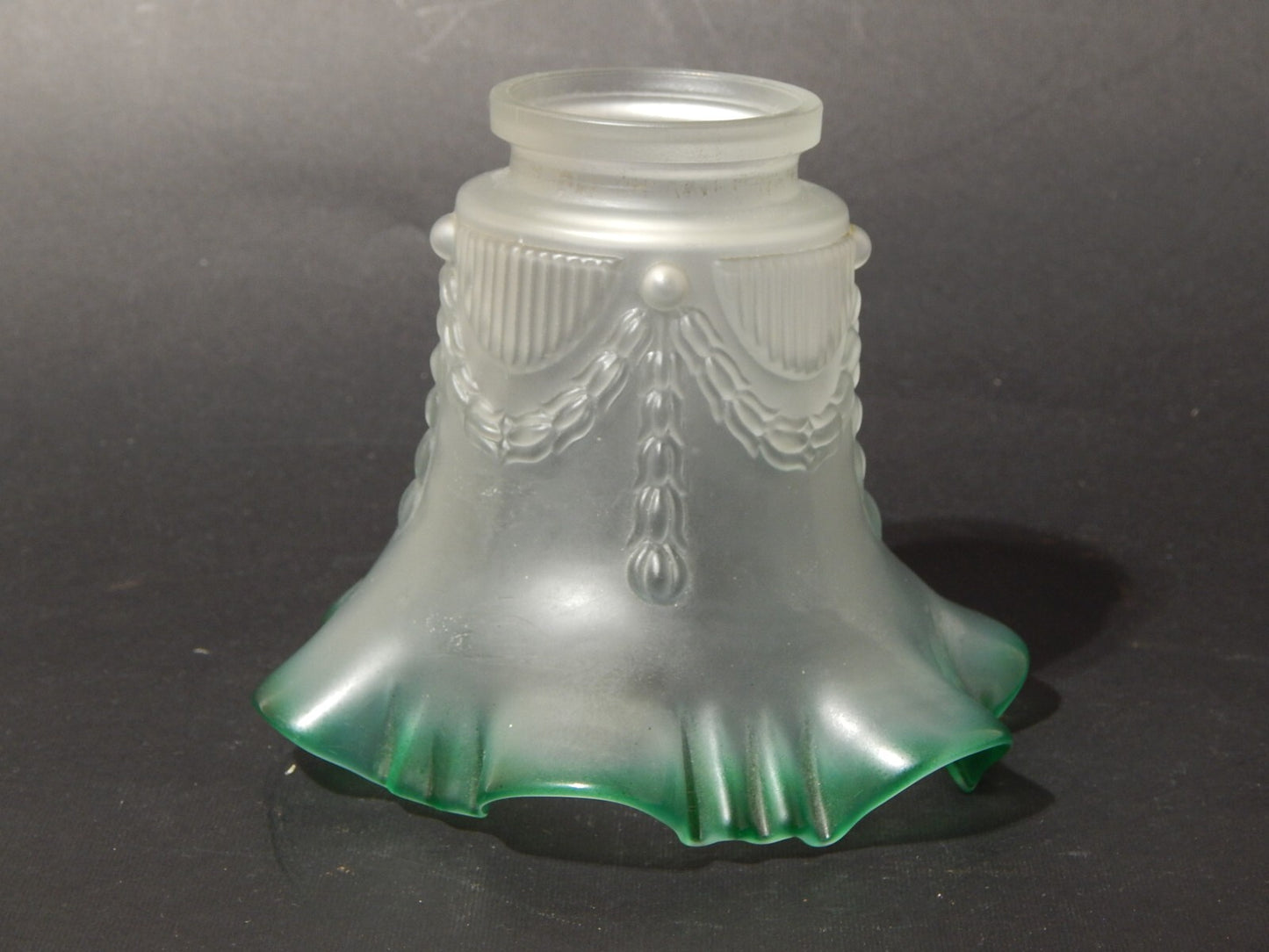 ANTICO PRIMO 900 VETRO TULIP PARALUME PER APPLIQUE O LAMPADA STILE IMPERO