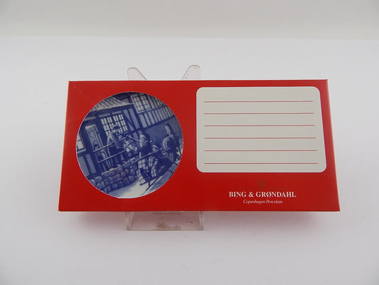 BING&GRONDAHL COPENHAGEN ANNUAL COLLECTIBLES PLAQUETTE 2000 PORCELLANA NEW W/BOX