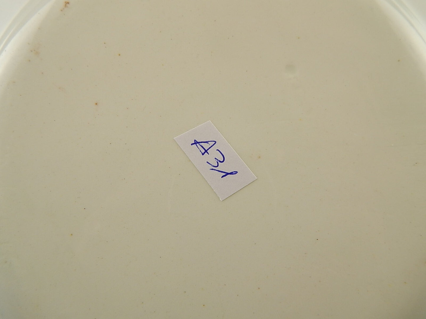 ANTICO PIATTO SEMI PORCELLANA RICHARD MILANO DECORO FERRARA META' 800 #A31