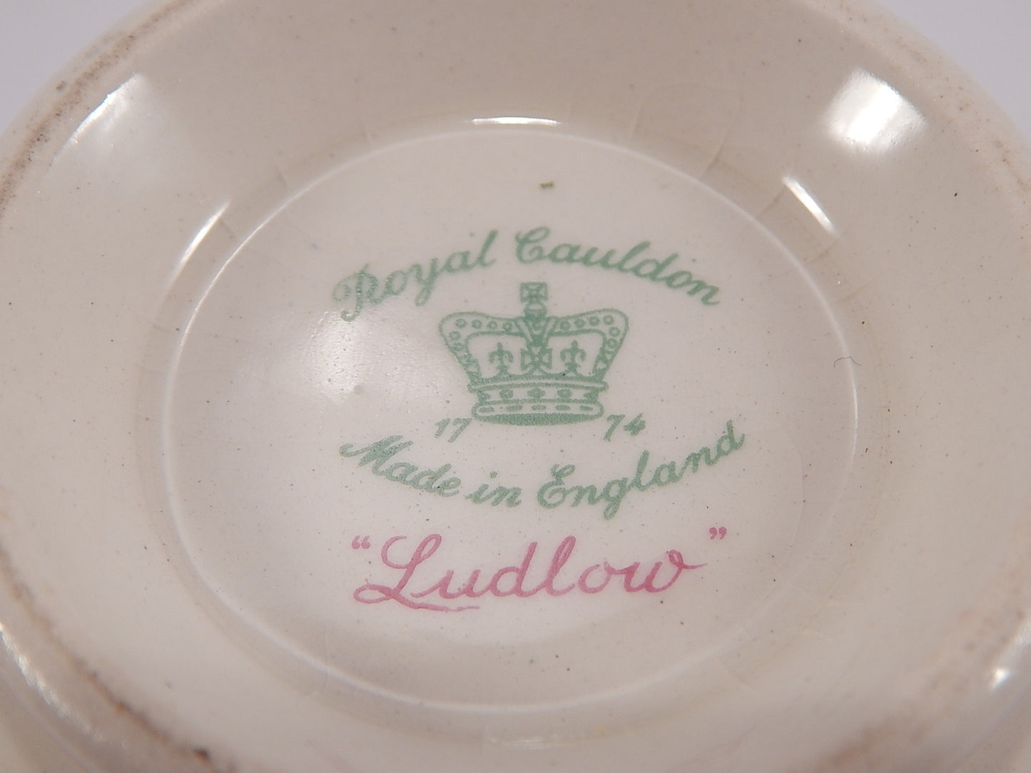 VINTAGE SCODELLA PORCELLANA INGLESE ROYAL CAULDON "LUDLOW" PORCELAIN BOWL