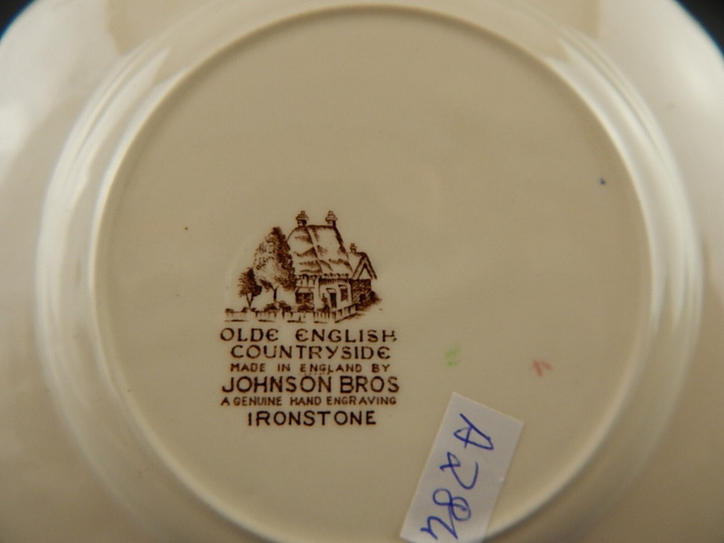 ANTICO SET 4 PIATTI DOLCE SEMI PORCELLANA JOHNSON BROS OLDE ENGLISH COUNTRYSIDE