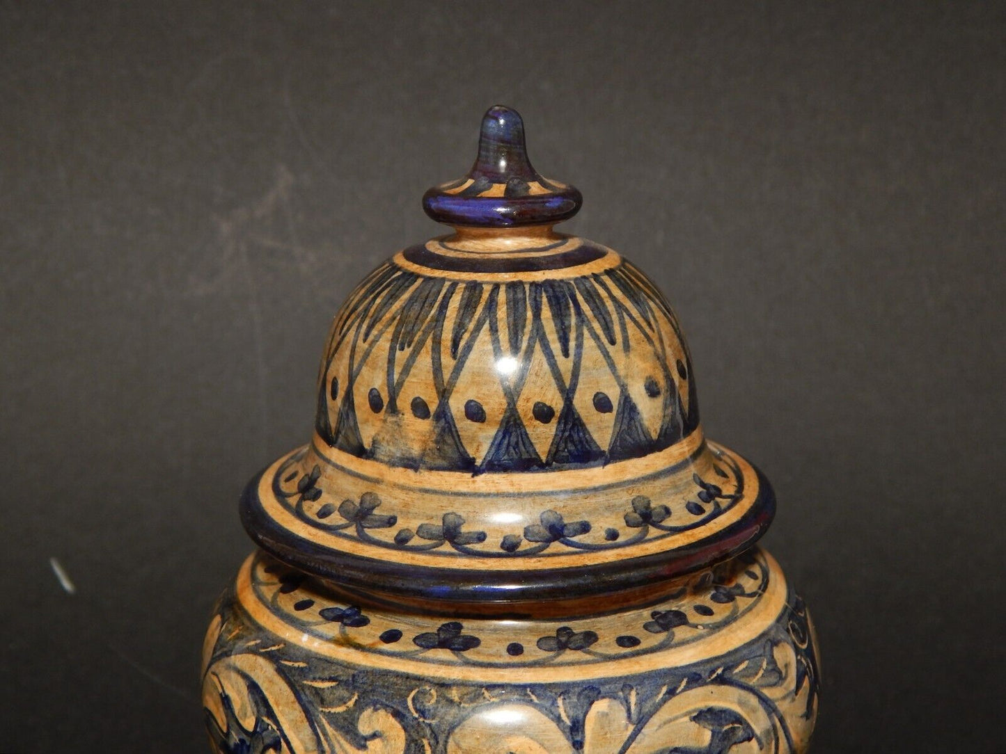 VINTAGE ALBARELLO VASO FARMACIA CERAMICA BOTTEGA BIAGIOLI GUBBIO