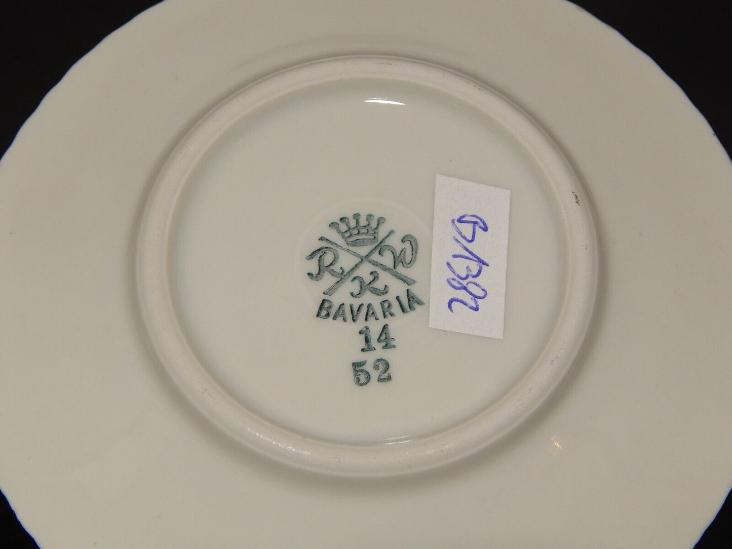 ANTICA RARA TAZZINA CAFFE' PORCELLANA BAVARIA RUDOLF WACHTER DECORO LUSTRO ORO