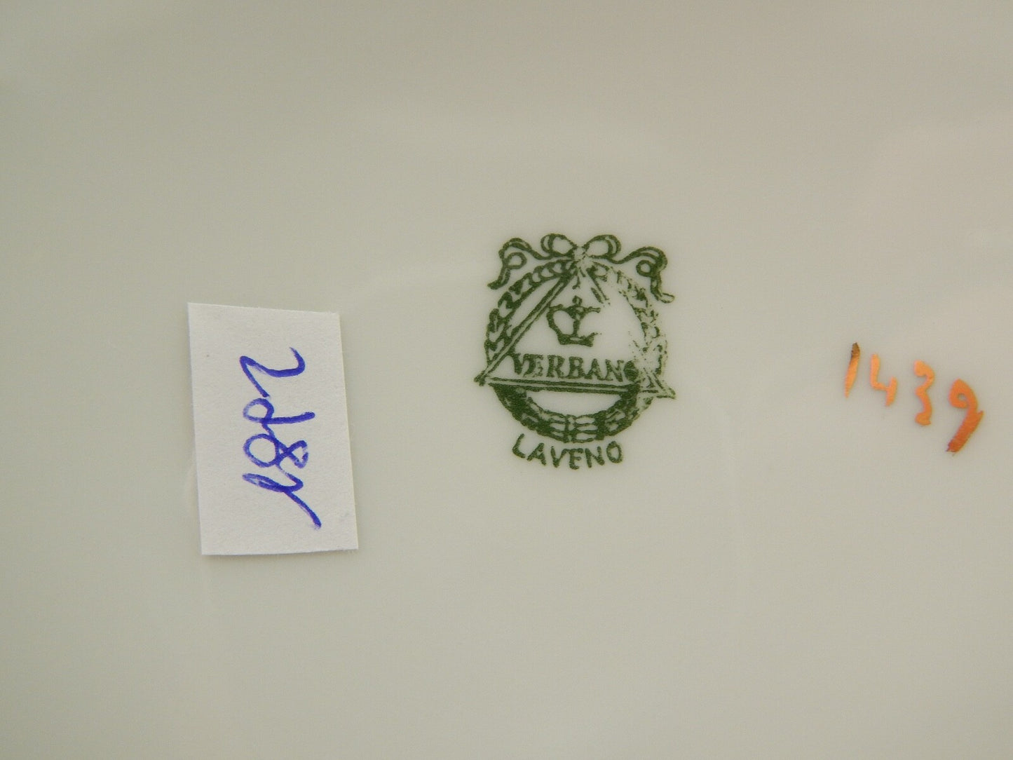 ANTICO 1935 CENTROTAVOLA FRUTTIERA PORCELLANA VERBANO LAVENO ANDLOVITZ