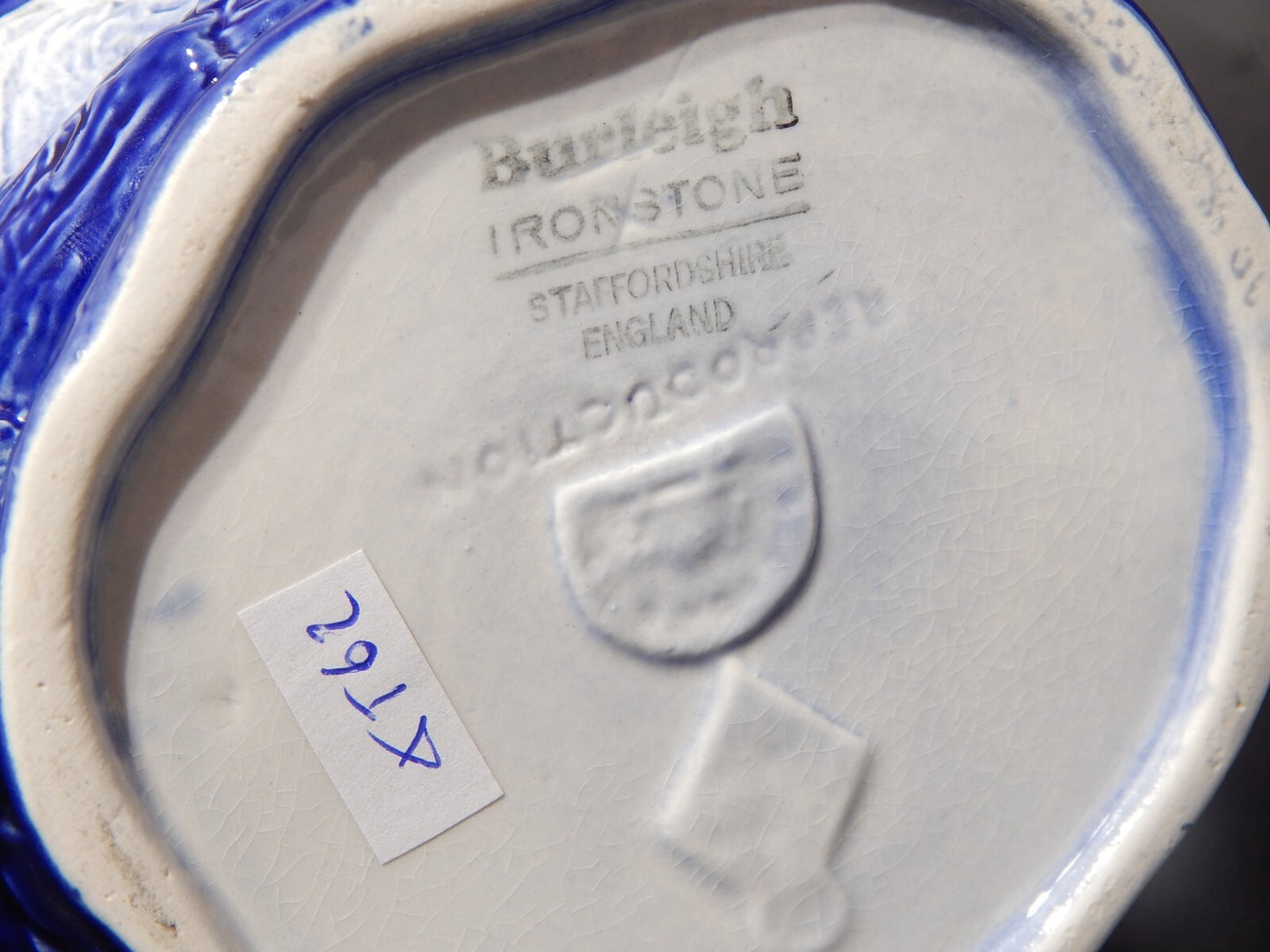 BURLEIGH STAFFORDSHIRE ORIGINALE CARAFFA BROCCA CERAMICA INGLESE IRONSTONE