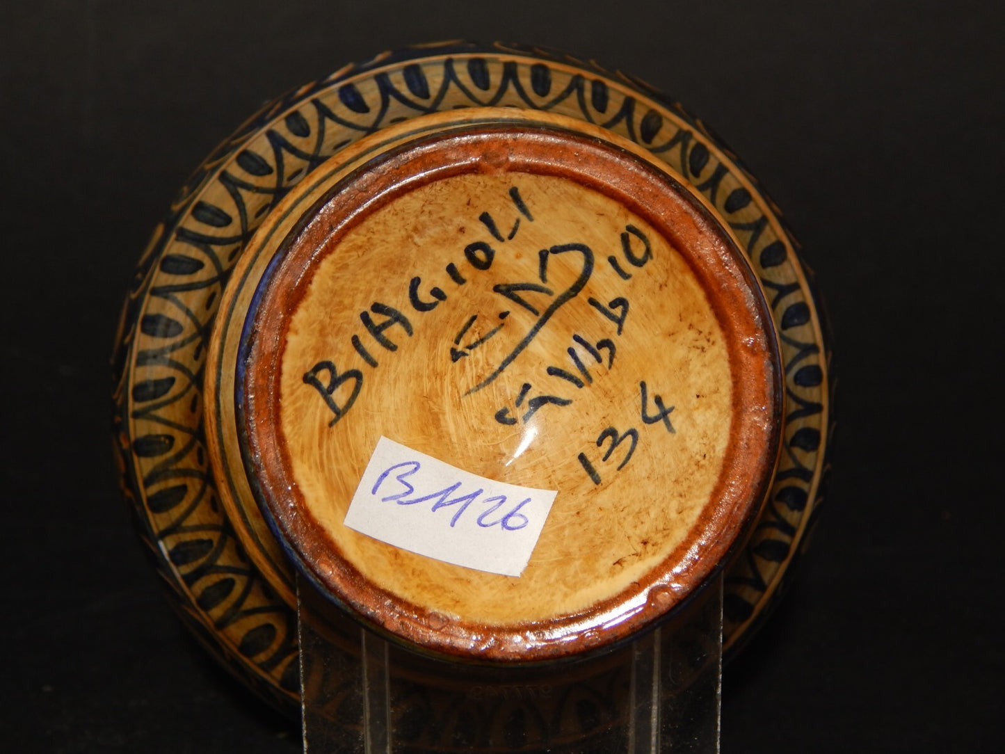VINTAGE ALBARELLO VASO FARMACIA CERAMICA BOTTEGA BIAGIOLI GUBBIO