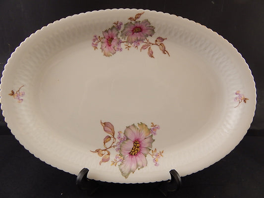 ANTICO RARO VASSOIO PIATTO OVALE PORCELLANA SELTMANN WEIDEN BAVARIA ELISABETH