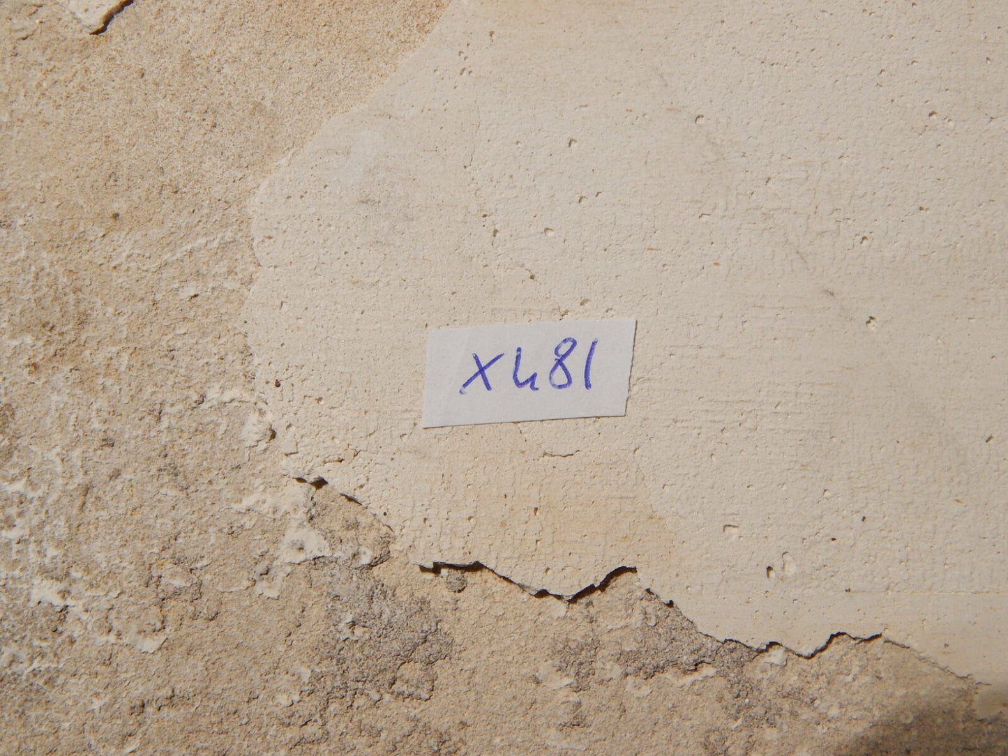 ANTICA PIASTRELLA MATTONELLA CERAMICA DELFT DEL 1700 DECORO AL MANGANESE (481)