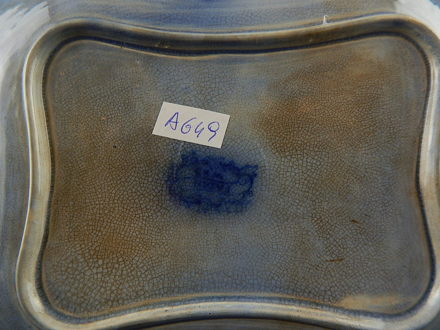 ANTICO PRIMO 800 VASSOIO PORCELLANA VILLEROY&BOCH DECORO BLUE FLOW FASAN W&B 649