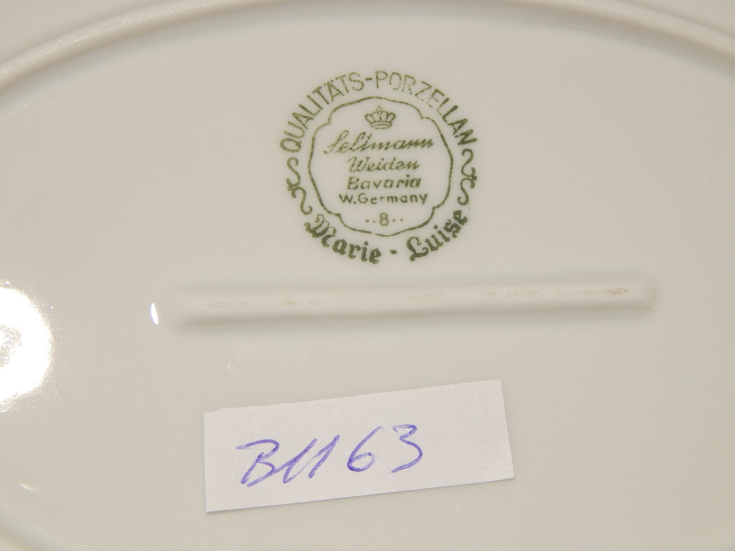 ANTICO VASSOIO OVALE PORCELLANA BIANCA SELTMANN WEIDEN BAVARIA MARIE LUISE