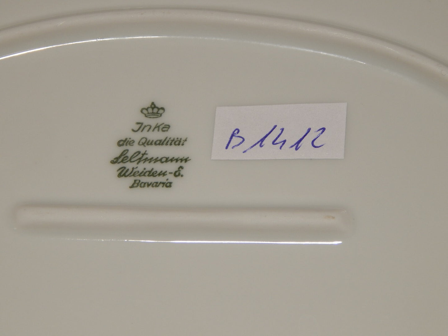 VINTAGE VASSOIO PORCELLANA SELTMANN WEIDEN BAVARIA FIORI DI PESCO MODELLO INKA #