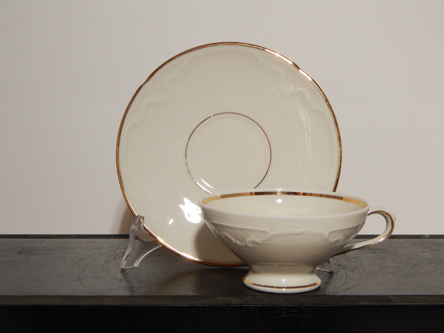 ANTICO SERVIZIO DA TE' PORCELLANA RIFINITO ORO WINTERLING BAVARIA STILE IMPERO
