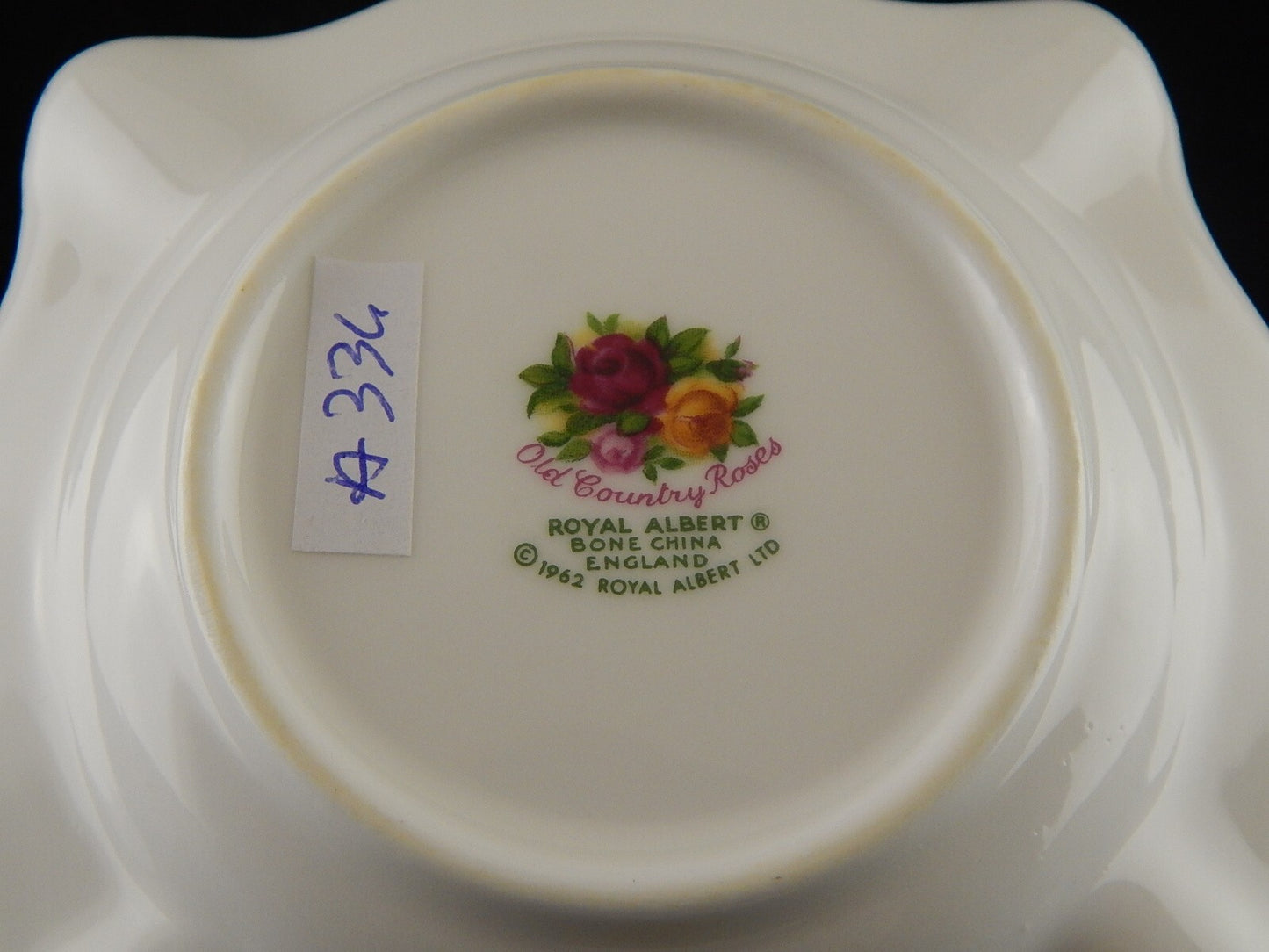 PREZIOSO PORCELLANA ROYAL ALBERT OLD COUNTRY ROSES RARO PORTA CENERE