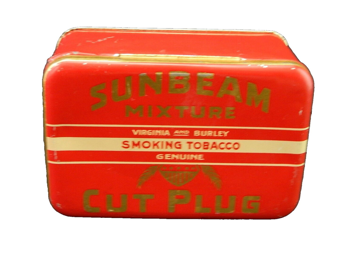 COLLEZIONE ANTICA SCATOLA LATTA SUNBEAM MIXTURE SMOKING TOBACCO VIRGINIA BURLEY