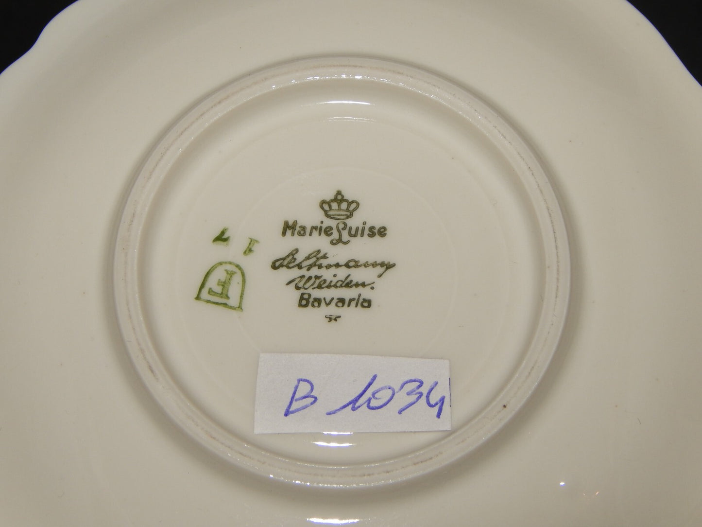 ANTICO SERVIZIO CAFFÈ PORCELLANA BIANCA ORO MARIE LUISE BAVARIA SELTMANN WEIDEN