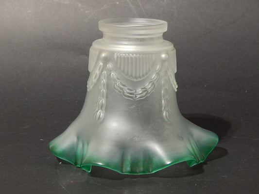 ANTICO PRIMO 900 VETRO TULIP PARALUME PER APPLIQUE O LAMPADA STILE IMPERO