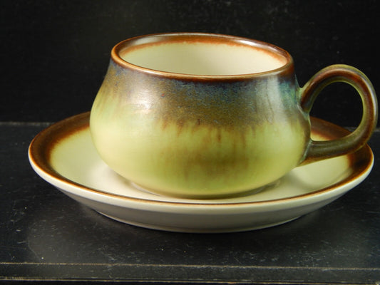 VINTAGE PORCELLANA MANCIOLI COLLEZIONE TUSCIA TAZZINA CAFFE' ESPRESSO