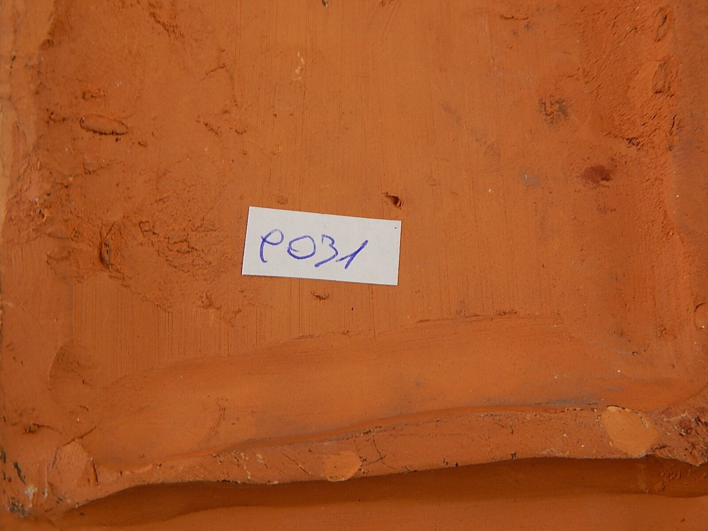 ARTE SACRA VINTAGE PREZIOSA ACQUASANTIERA CERAMICA MAIOLICA STUDIO POGGI FAENZA