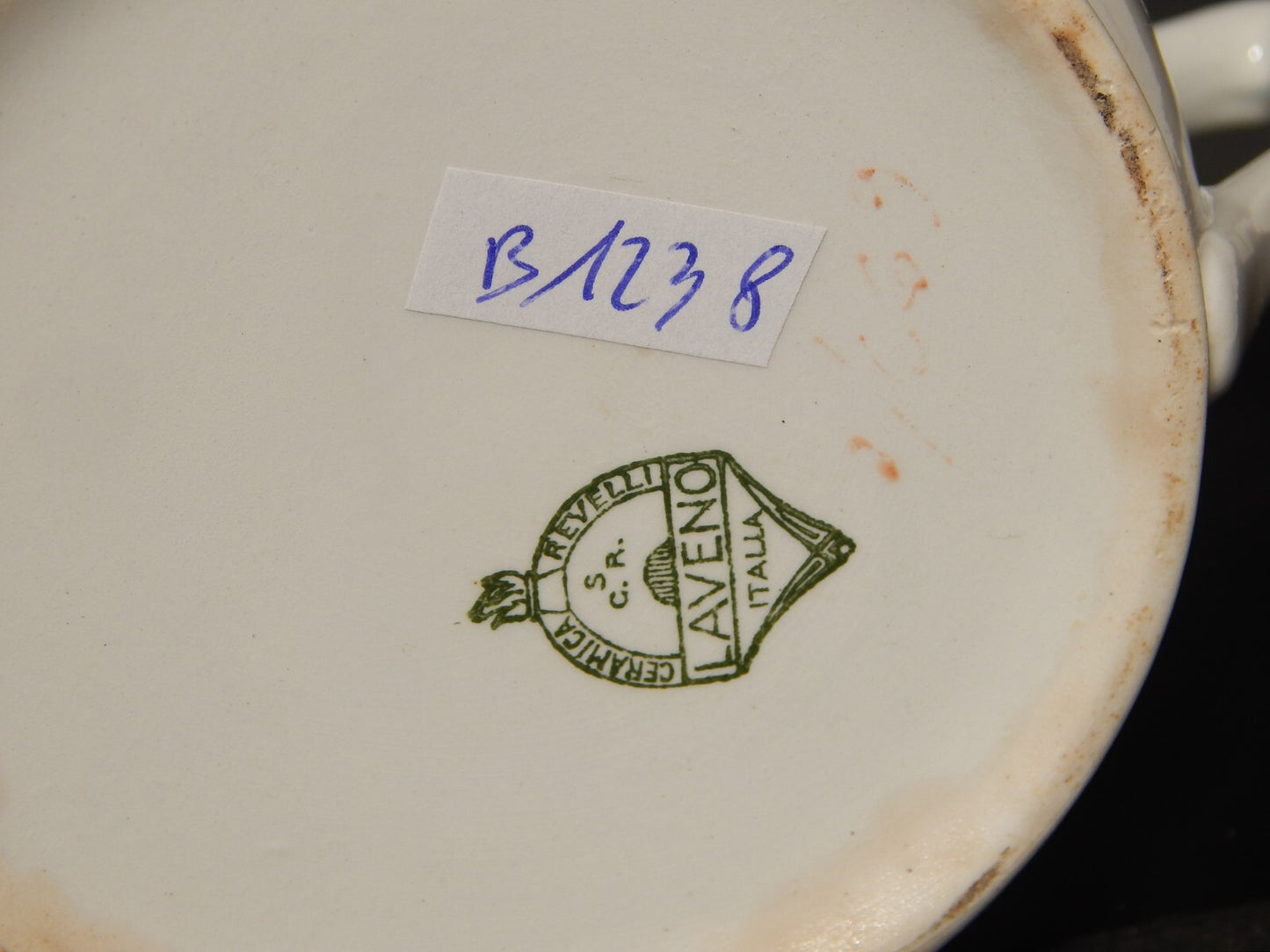 ANTICO ART DECO SET DA TE' TEIERA LATTIERA ZUCCHERIERA CERAMICA REVELLI LAVENO