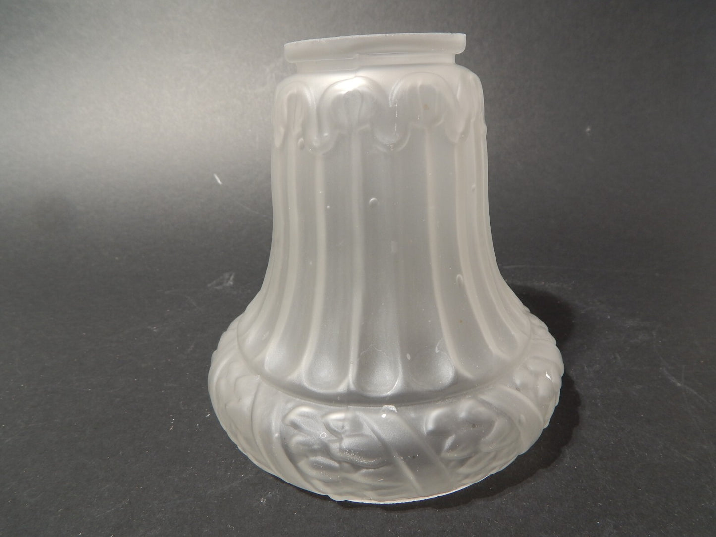 ANTICO LIBERTY TULIP PARALUME IN VETRO SATINATO PER APPLIQUE O LAMPADA