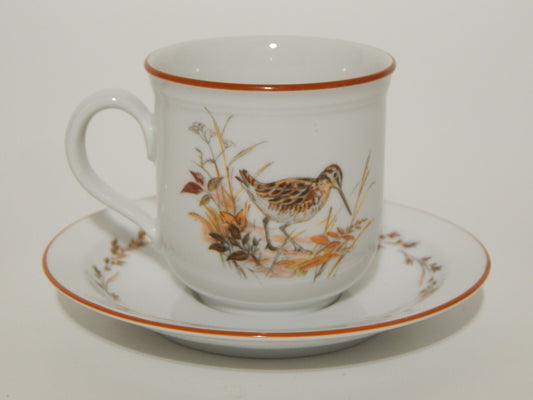 VINTAGE TAZZA TE' CAFFE' PORCELLANA SELTMANN WEIDEN IMERCO MADS STAGE BECCACCIA