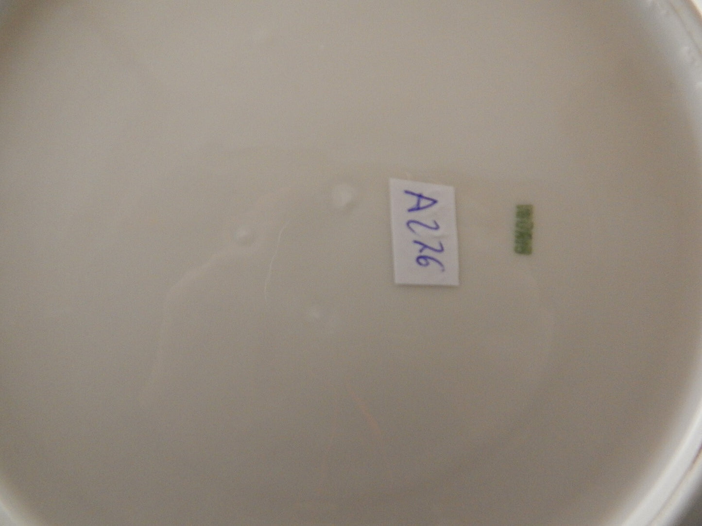 ANTICO PIATTO PORCELLANA GINORI DOCCIA DEL 1926 DECORATO A MANO DIFETTO A276