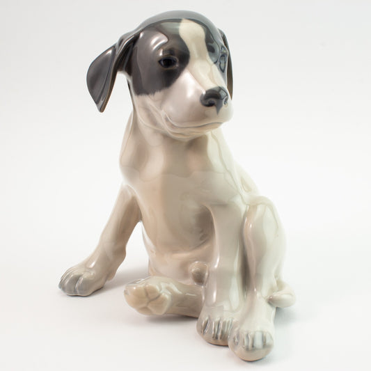 STATUINA PORCELLANA ROYAL COPENHAGEN "Cucciolo di Pointer" 259 ORIGINALE 20x18