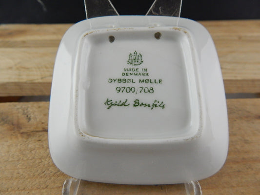 ROYAL COPENHAGEN BING&GRONDAHL PLAQUETTE PIATTO PORCELLANA DYBBOL MOLLE MULINO